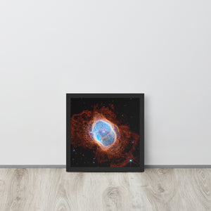 Open image in slideshow, Southern Ring Nebula Framed poster
