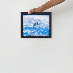 Open image in slideshow, Spacewalk Framed poster
