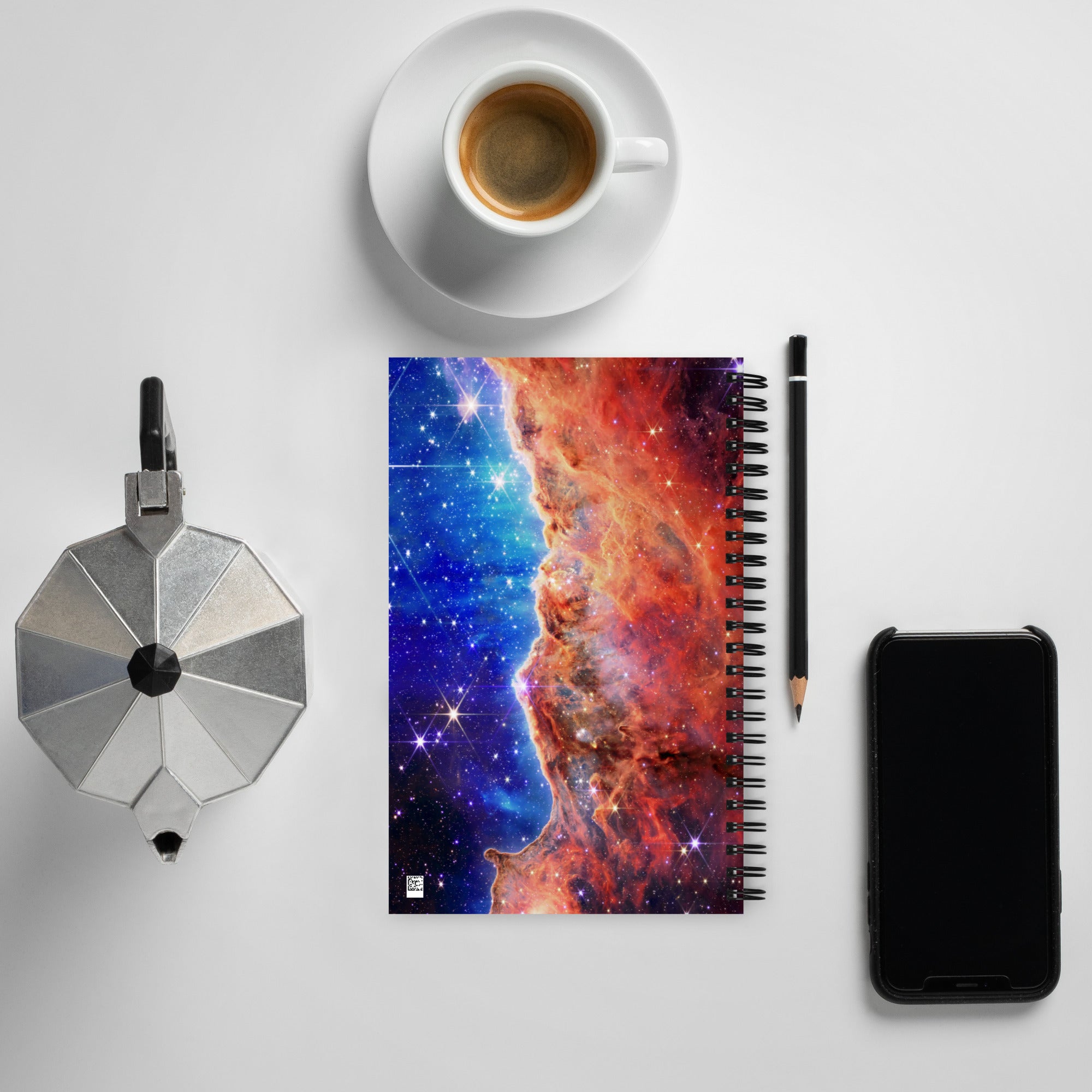 Carina Nebula Spiral notebook