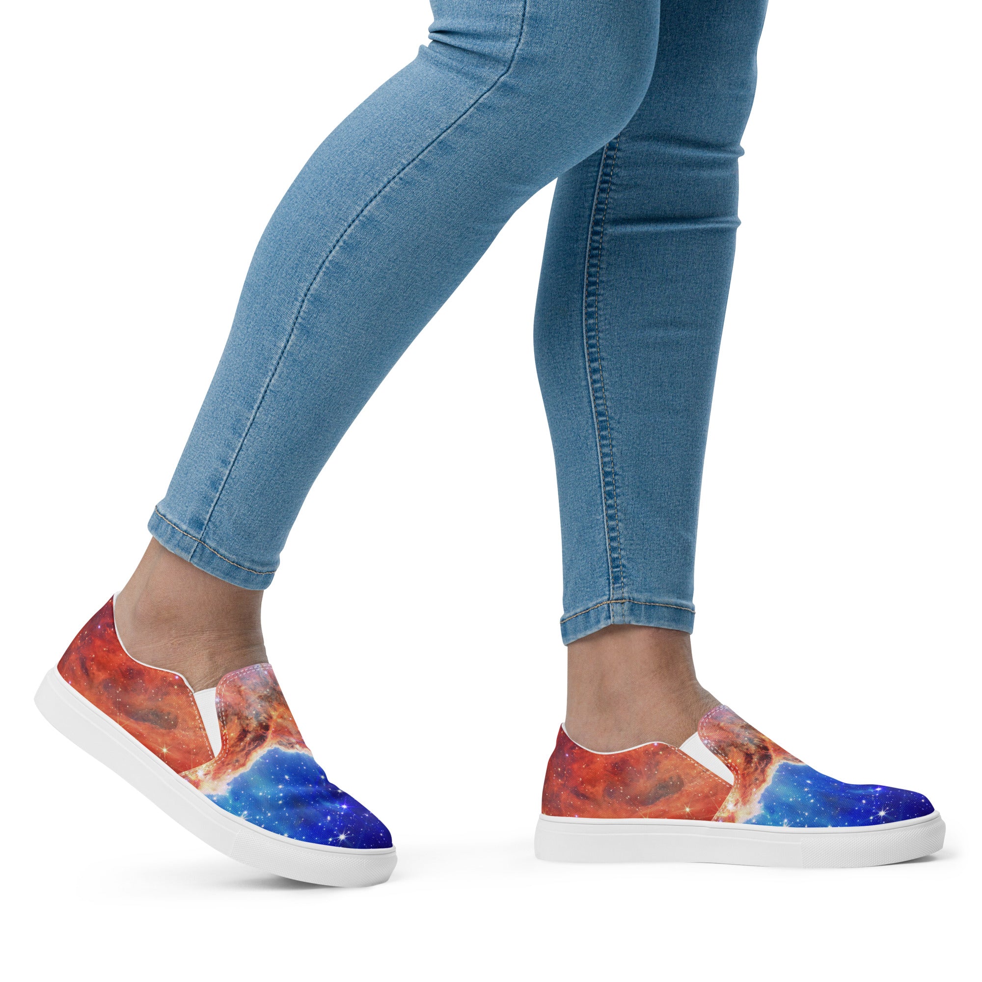 Carina Nebula Women’s Slip-On Canvas Shoes